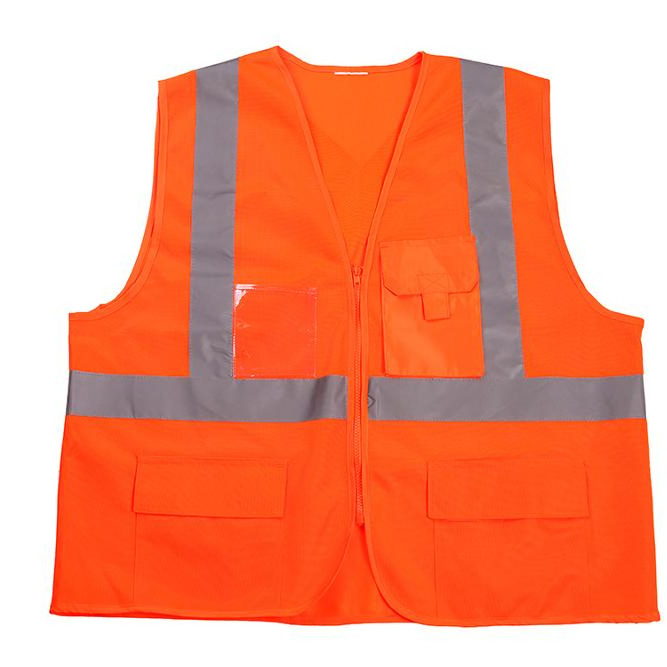 Hot Sale Hi Vis Class 2 Zipper Breakaway Reflective Security Safety Vest