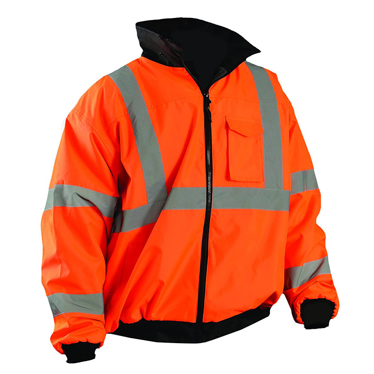 Hi Vis Reflective Safety Clothing Waterproofed Jacket