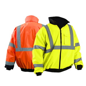 Hi Vis Reflective Safety Clothing Waterproofed Jacket