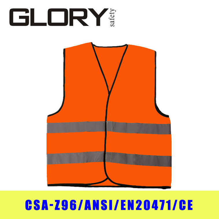 Hi vis vest safety vests yellow waistcoat