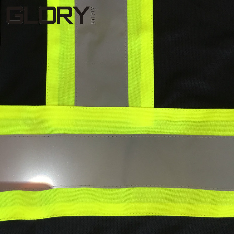 Wholesale Fluorescent Reflective Polo T-Shirt Safety Workwear Clothes