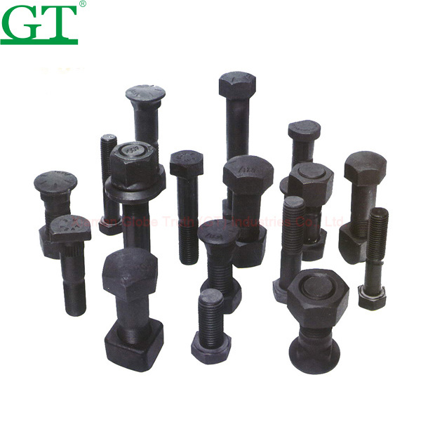 Excavator And Bulldozer EXCAVATOR TRACK SHOE BOLT AND NUT M18 CHAIN BOLT