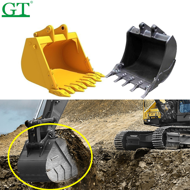 Excavator Bucket Rock Bucket Capacity 0.6m3 1.2 m3 Excavator Engaging Tools Construction Machinery Parts