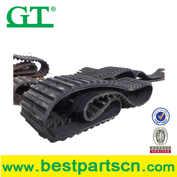 Rubber Track for Mini Excavator Crawler Carrier Rubber Track Dumpers Construction Machinery Parts