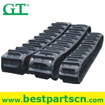 Rubber Track for Mini Excavator Crawler Carrier Rubber Track Dumpers Construction Machinery Parts