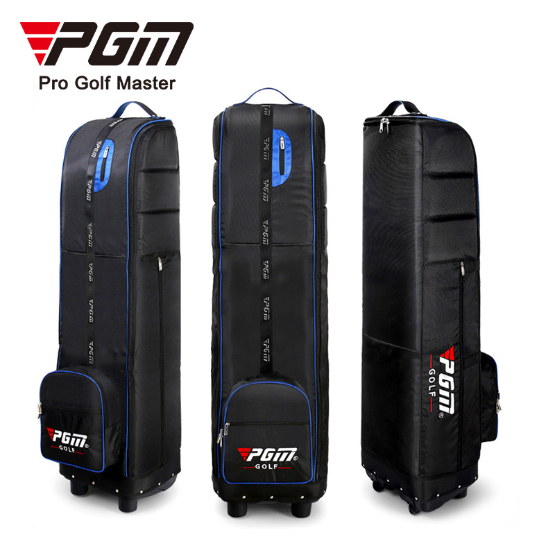 PGM HKB009 foldable golf travel bag lock thickened golf travel bag with anti-impact support