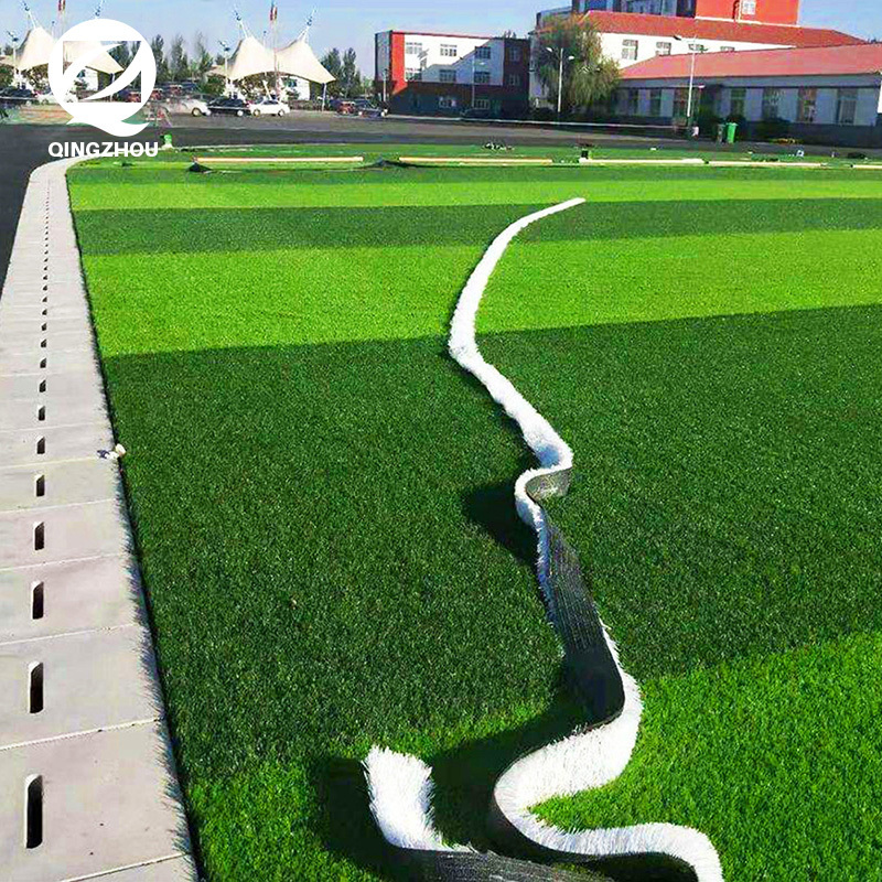 QINGZHOU outdoor football synthetic grass carpet turf grass soccer field sports flooring artificial grass