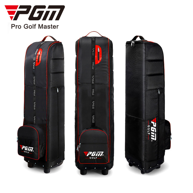 PGM HKB009 foldable golf travel bag lock thickened golf travel bag with anti-impact support