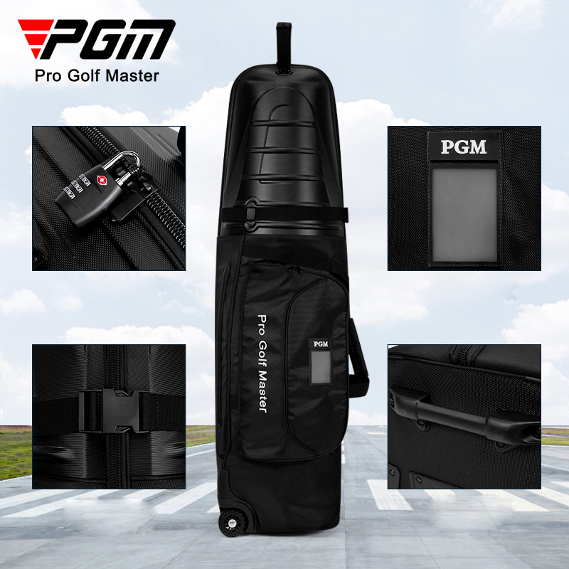 PGM HKB014 custom golf bag travel cover lightweight hard case golf travel bag with wheel