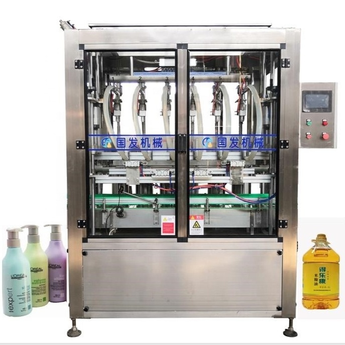 Automatic high quality viscous liquid soap shampoo laundry liquid detergent bottle filling machine