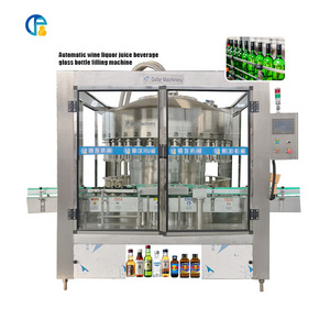 GOFAR Stainless Steel automatic rotary negative pressure filling machine bottling filler Juice Whisky Liquid Filling Machine