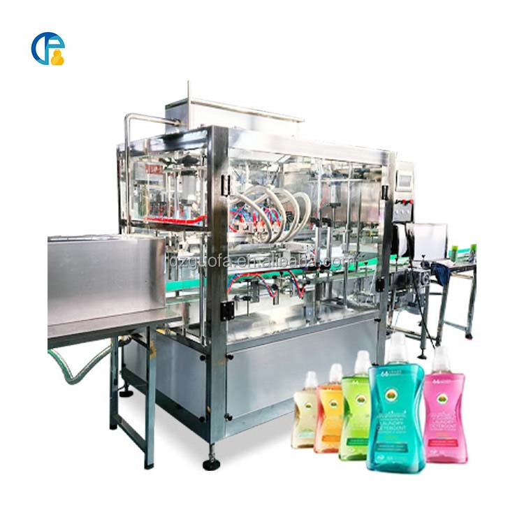 Factory Direct Sales Automatic Small Business Liquid Detergent Filling Machine With Capping Labeling Packaging Production Line