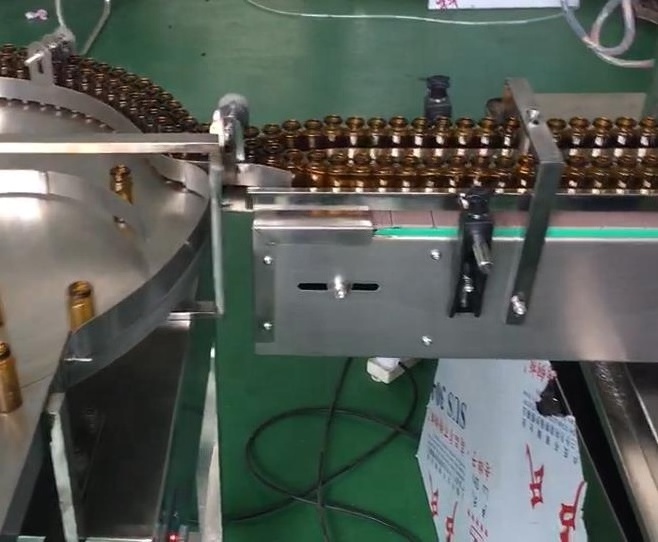 Automatic Round Rotary Turntable Bottle Feeder Machine Unscrambling Turning Table For Sale