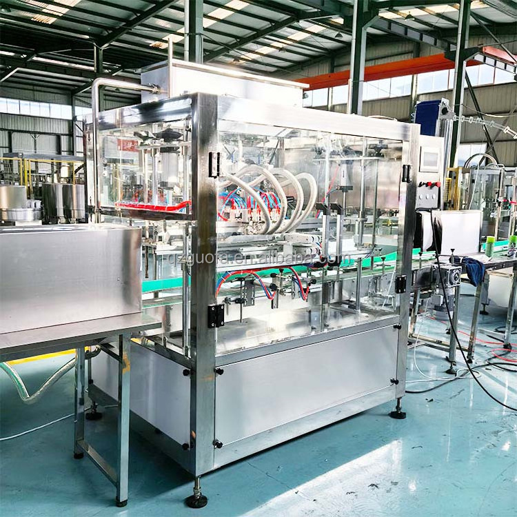 Factory Direct Sales Automatic Small Business Liquid Detergent Filling Machine With Capping Labeling Packaging Production Line