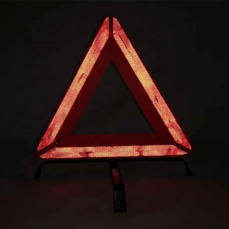 Durable Using Safety Reflector DOT Approved Reflective Emergency Tools Triangle Led Flashing Car Warning Light