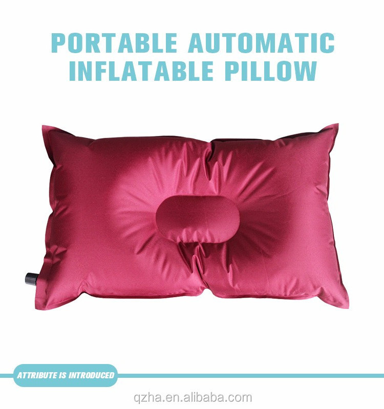 Hiking Camping Outdoor PVC Relax Air Inflatable Pillow