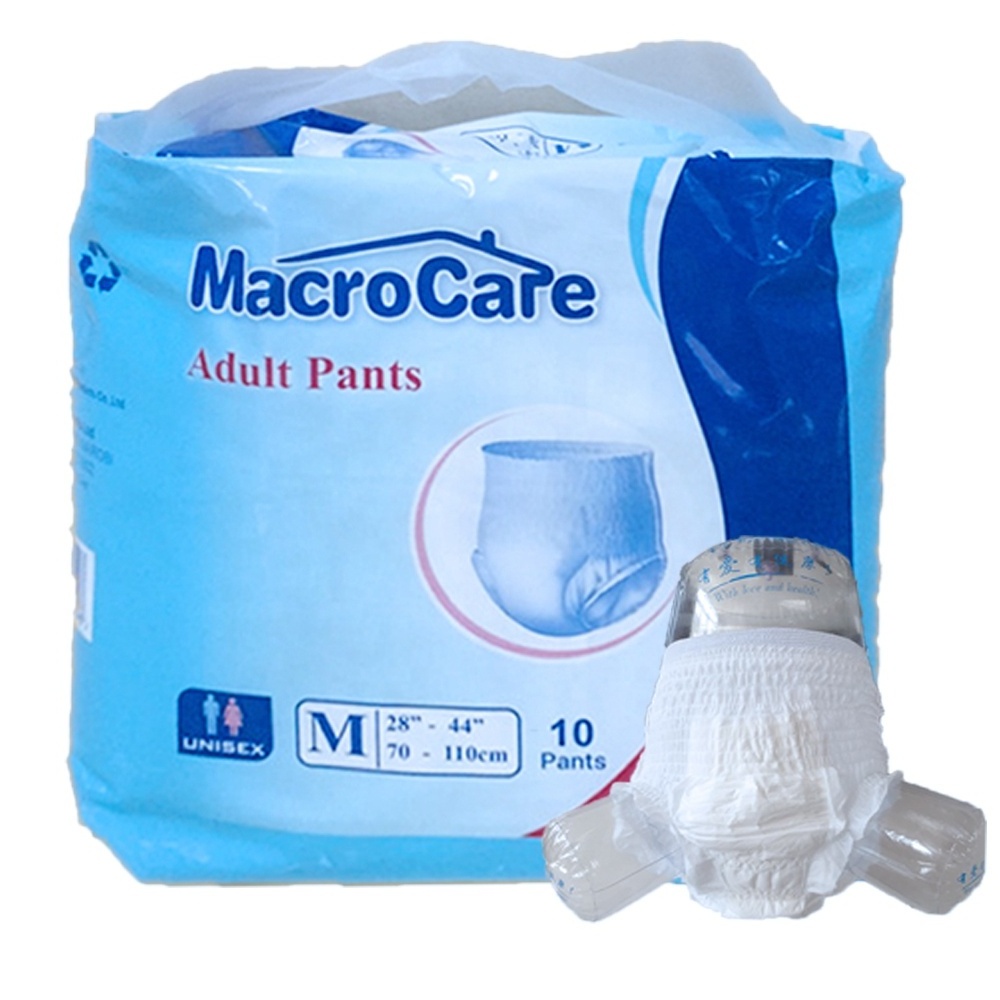 soft breathable waterproof disposable pull up adult baby diapers style pants