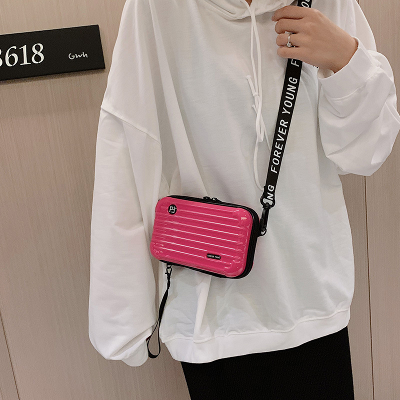 fashion designer new korean fashion mini suitcase lady messenger hand bag waterproof women beach wallet mobile phone bag