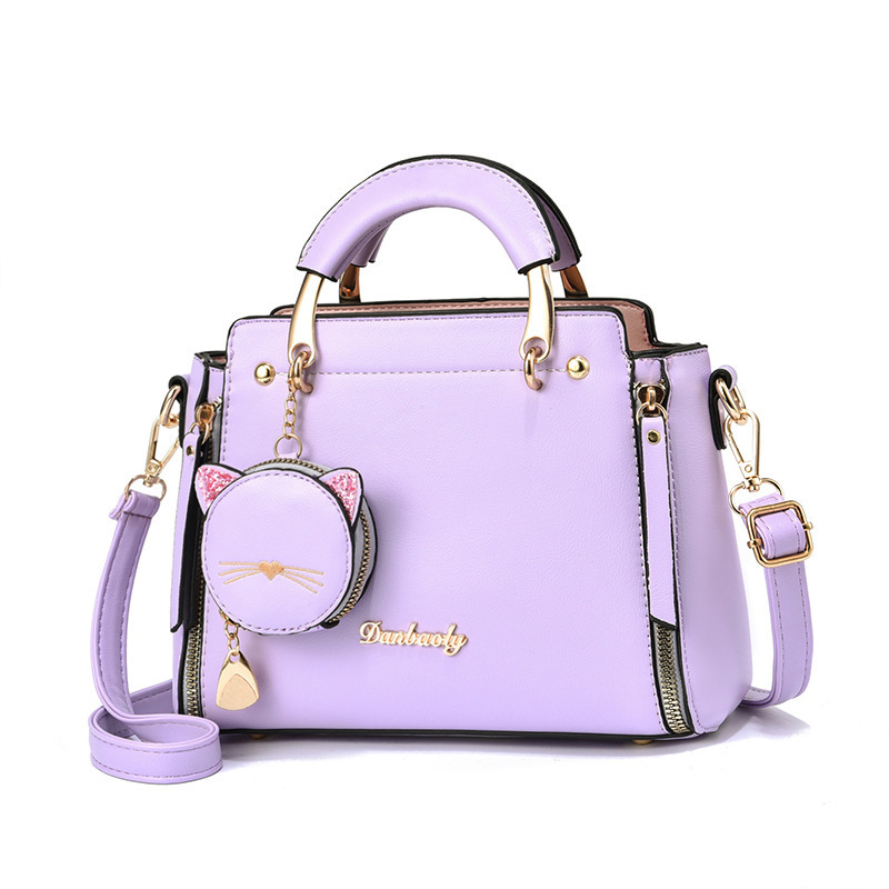 Stock 2024 Fashion Hand Bag Female Ladys Leather Cute Girls Crossbody Totes Messenger Bag Purses and Handbags For Women