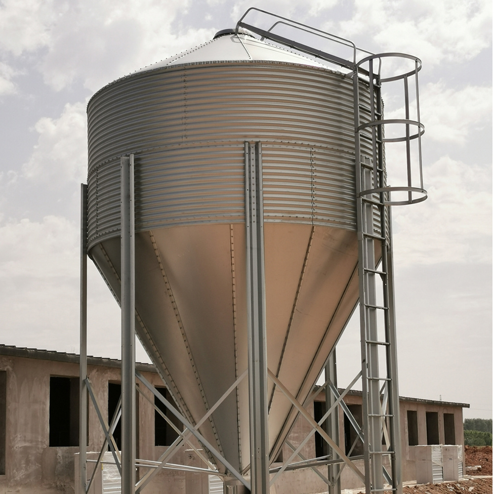 Hot sale feed storage bin silos poultry feed used storage silo