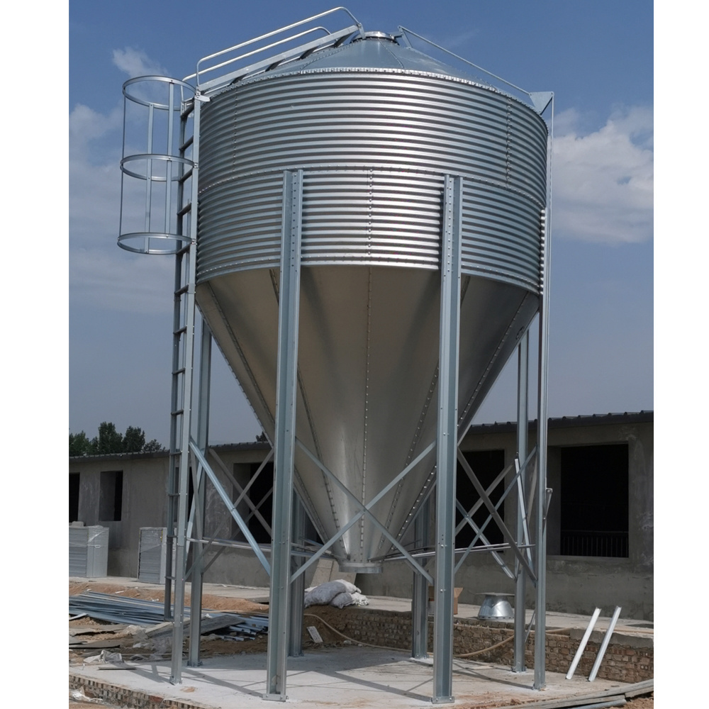 50% off cost corrugated galvanized steel corn maize wheat storage silo for sale high-quality silo tank  feed coffee bean silo