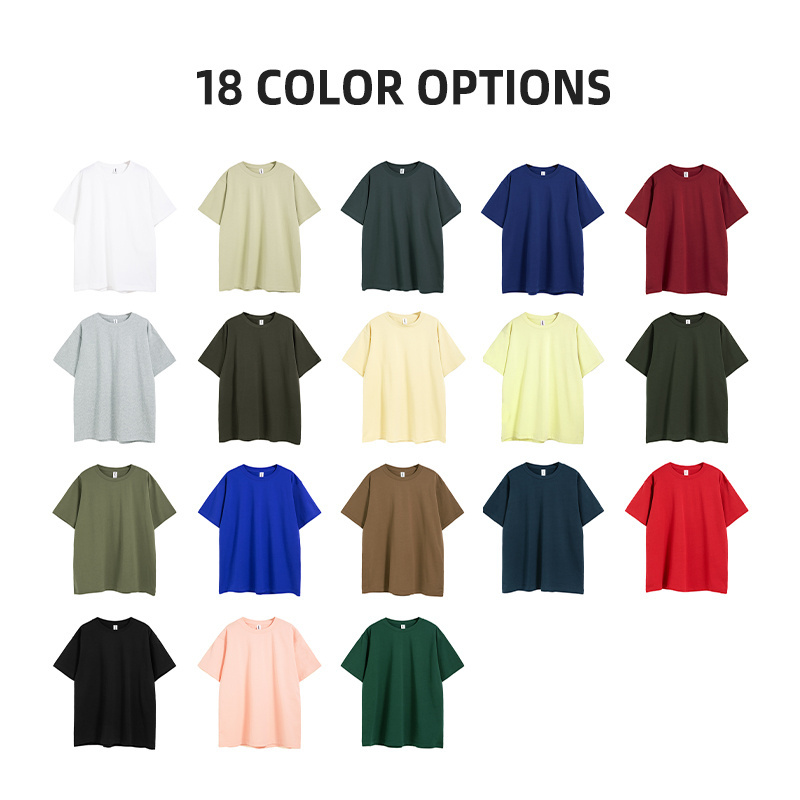 Wholesale 100% Cotton blank Oversized Tshirt 260G Heavy Weight Custom 3d Logo Men Puff Print Tee T Shirt