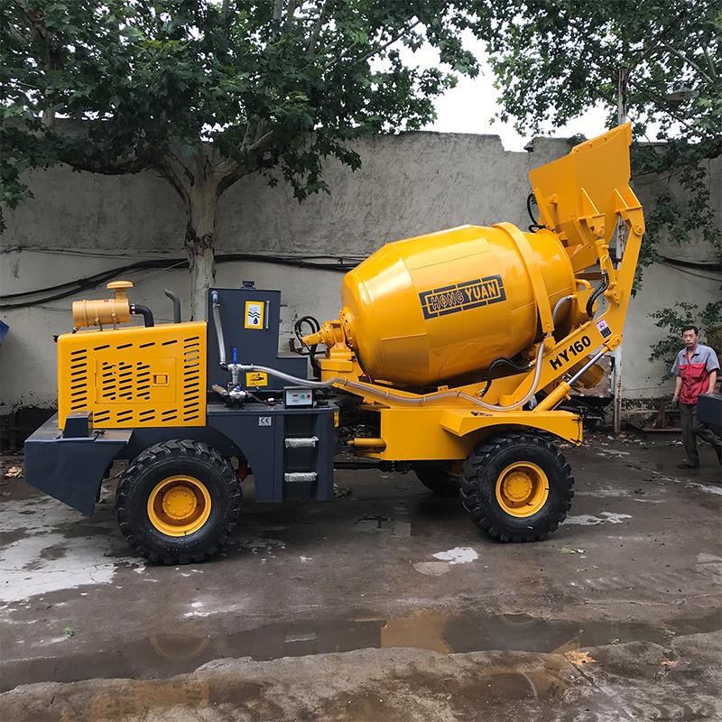 Self Loading Concrete Mixer Automatic Rotation Diesel Small Concrete Mobile Concrete Mixer Truck