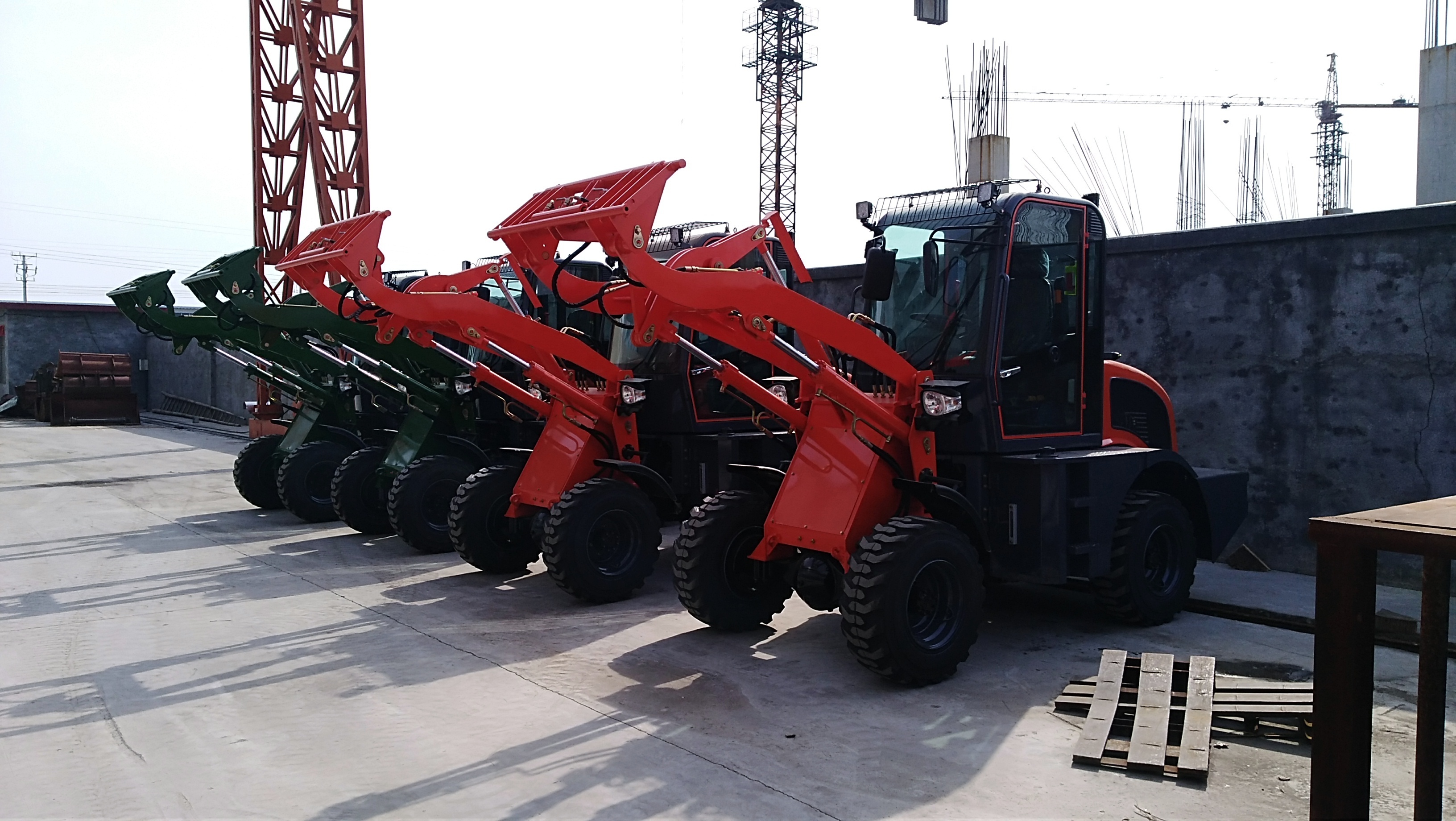 Machine Heavy 1.5ton Wheel Loader with Snow Blade for Ireland