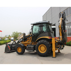 HONGYUAN Four Same Sized Tires Backhoe Wheel Loader with Excavator with Good Price