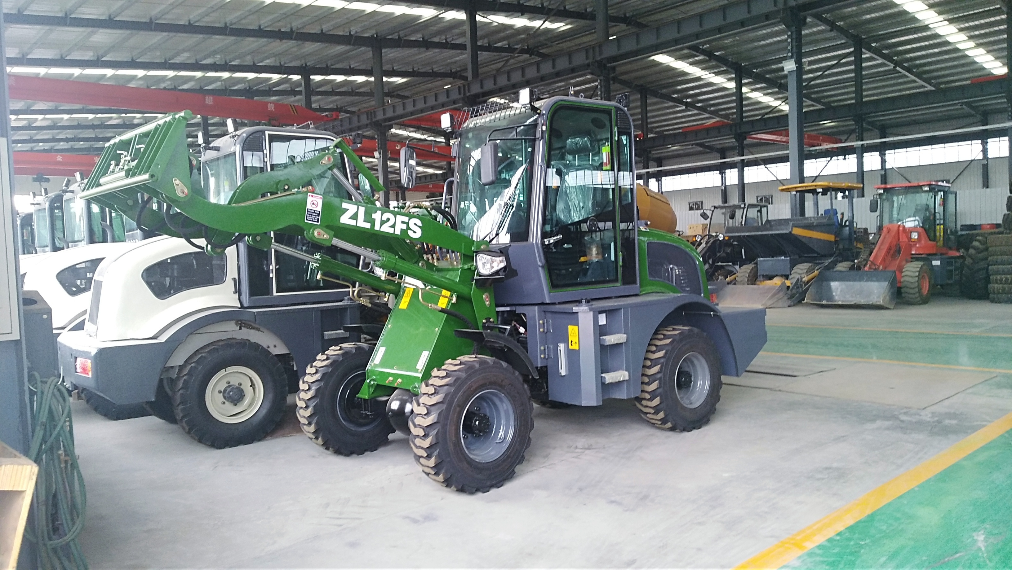 Machine Heavy 1.5ton Wheel Loader with Snow Blade for Ireland