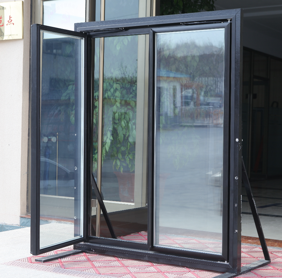 SHHAG factory walking cooler glass door with frame for walk in chiller room and freezer room