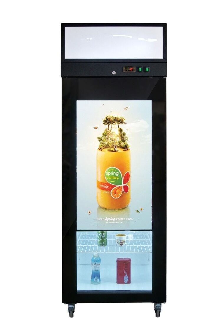 Video playback Commercial freezer advertising glass door transparent lcd door fridge cooler door Quality Factory