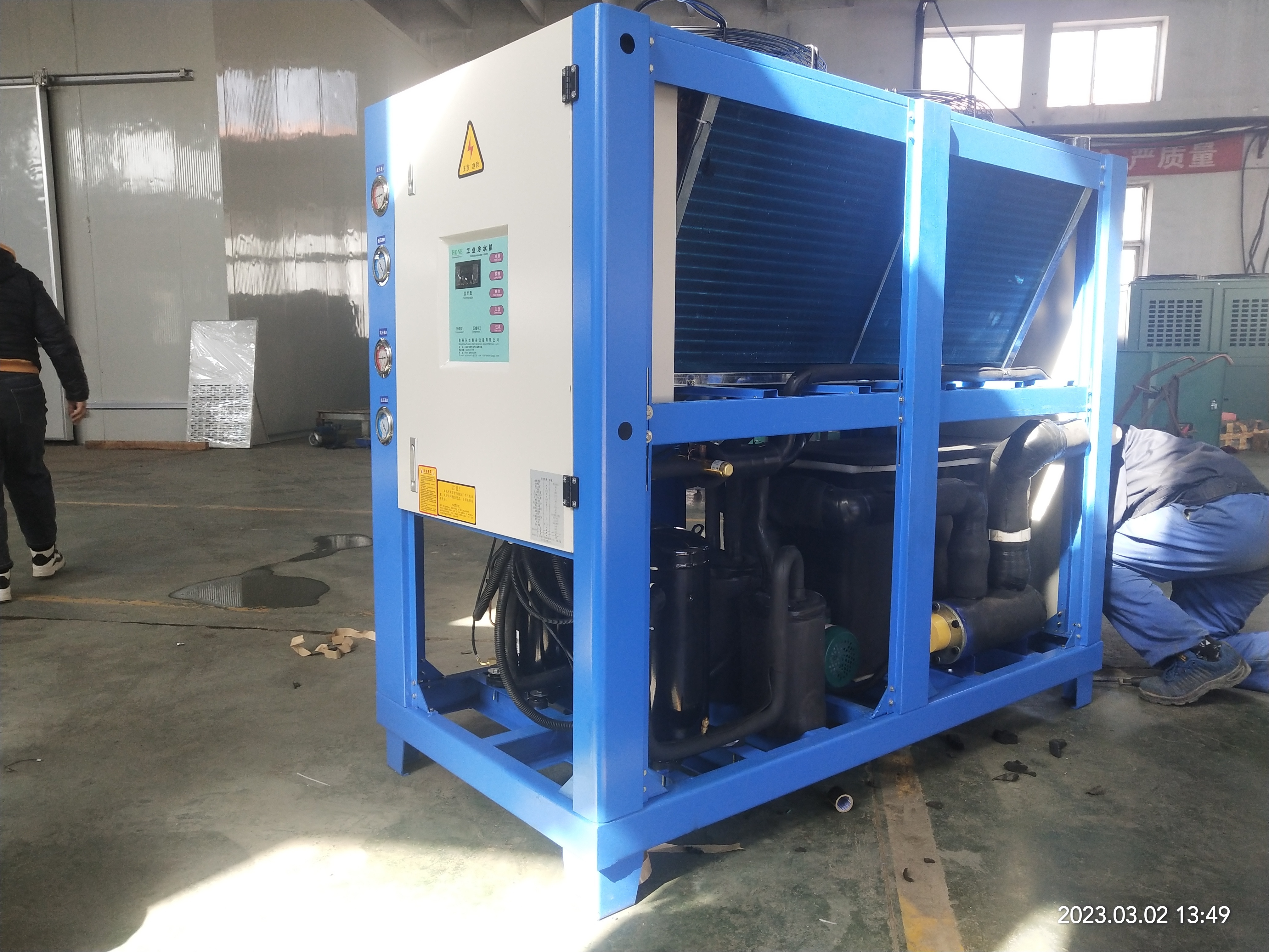 Huanli Brand Industrial Air Cooled 10 Ton Water Chiller Price