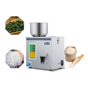 1-100g Semi Automatic Bottle Bag Powder Filler Tea Seeds Grains Powder Glitter Weighing Powder Filling Machine