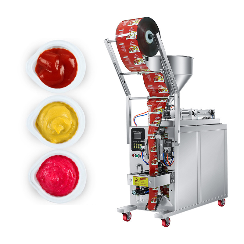 Ketchup Automatic Packing Machine Sauce Liquid Honey Ketchup Sealing  Filling  Packaging Machine