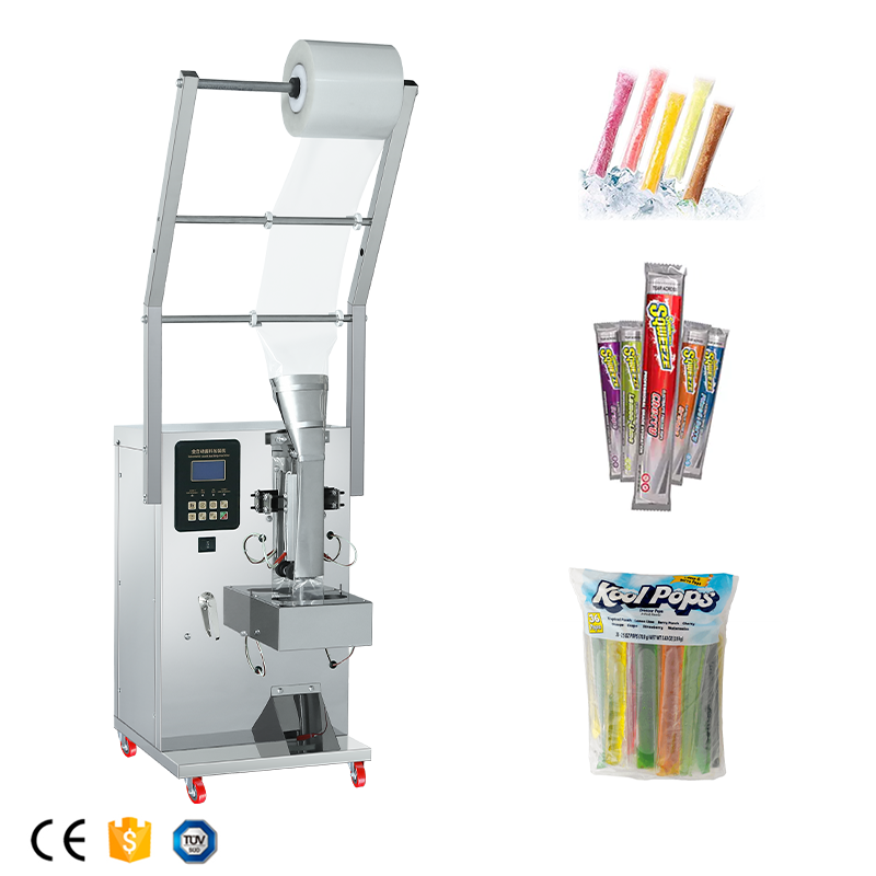 Automatic Ice Pop Packing Machine Candy Sachet Pouch Milk Juice Ice Pop Lolly Popsicle Beverage Water Liquid  Packaging Machine