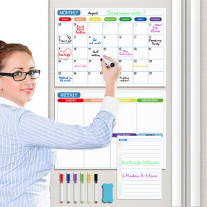 Refrigerator Calendar Magnetic Dry Erase Calendar Whiteboard Calendar for Refrigerator Planner