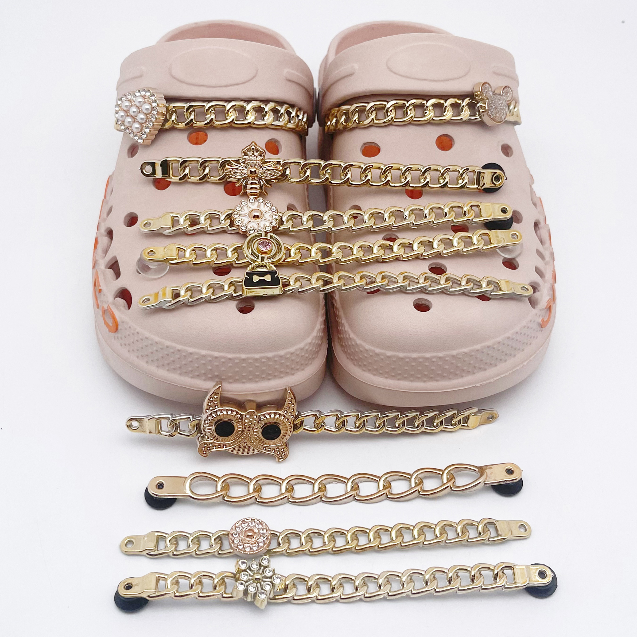 Special Offer Wholesale Chain Shoe Accessory Shoe Decorative Chain Shoe Chain For Crocs