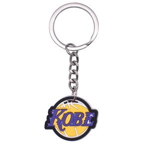 Factory Price Custom High Quality Embroidered Key Tag Promotional Key Chains Embroidery Textile Patch Kobe Keychain