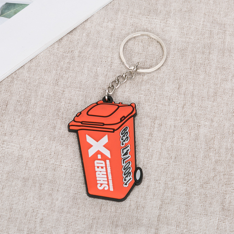 Cheap Advertising China Keychain Wholesale Make Your Own Motorcycle Silicone Rubber Keychain Promotion For Gifts