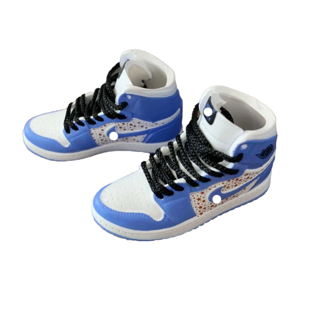 Promotion New arrival 3D Mini jordanes shoes AJ sb simulation sneaker keychain for keyring Collection and Gifts