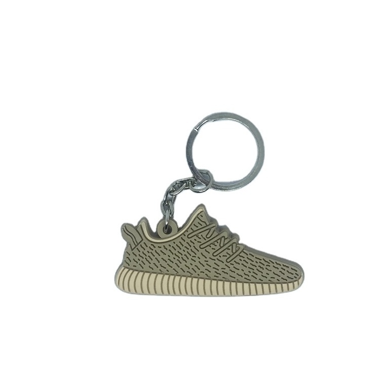 low moq custom 2d aj sneaker yeezy 350 v2 keychains