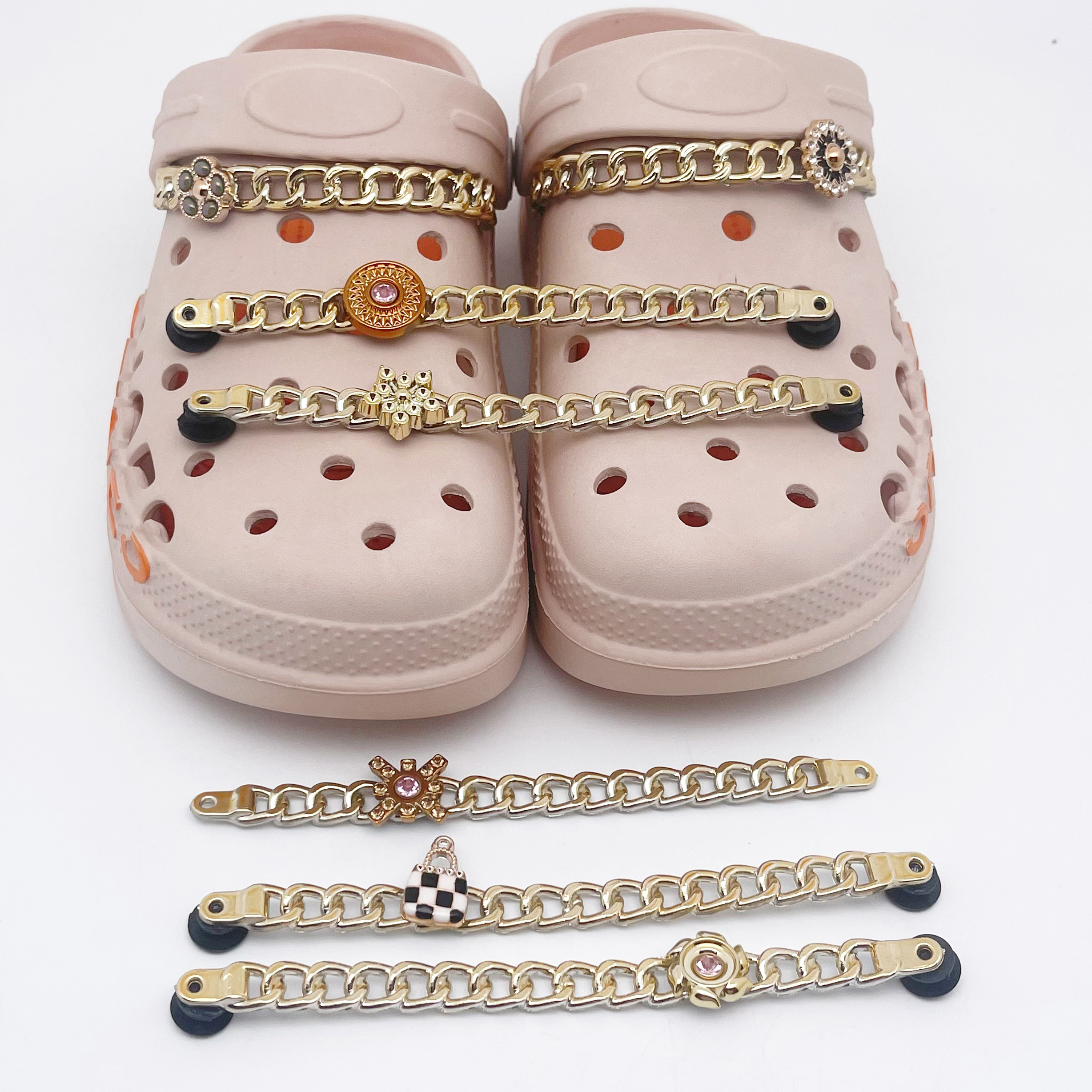 Special Offer Wholesale Chain Shoe Accessory Shoe Decorative Chain Shoe Chain For Crocs