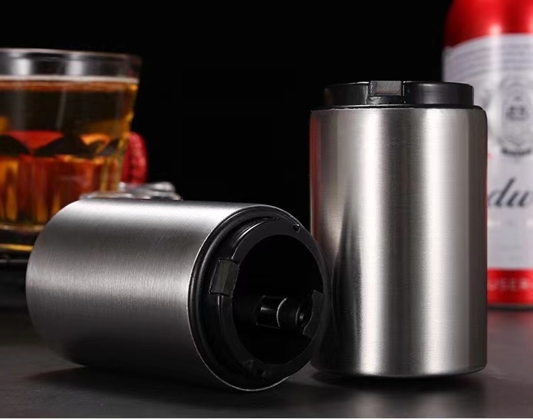 Portable Pop Off Magnetic Stainless Steel Bottle Openers Automatic Beer Bottle Opener