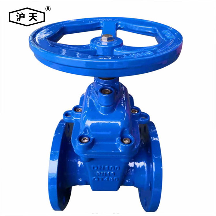 Z45X-DN100 flanged gate valve soft seal elastic dark stem exhaust ball check gate diaphragm plug valve