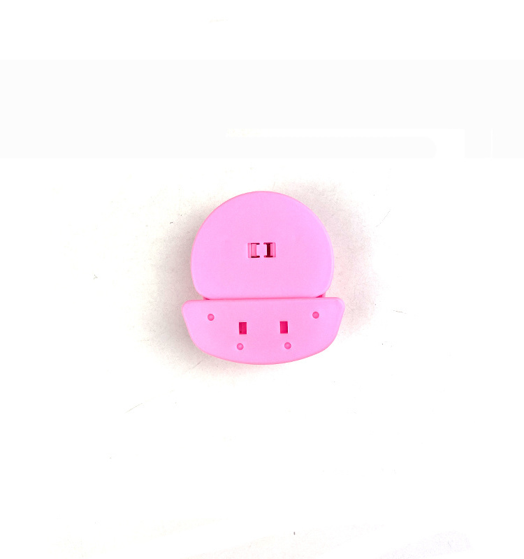 Eco-friendly plastic slider bag buckle parts utility plastic pink buckle side release with LED lights