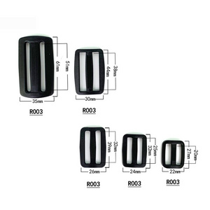 New eco-friendly design black adjustable plastictri glide strap ladder ratchet  belt strap webbing lock buckle