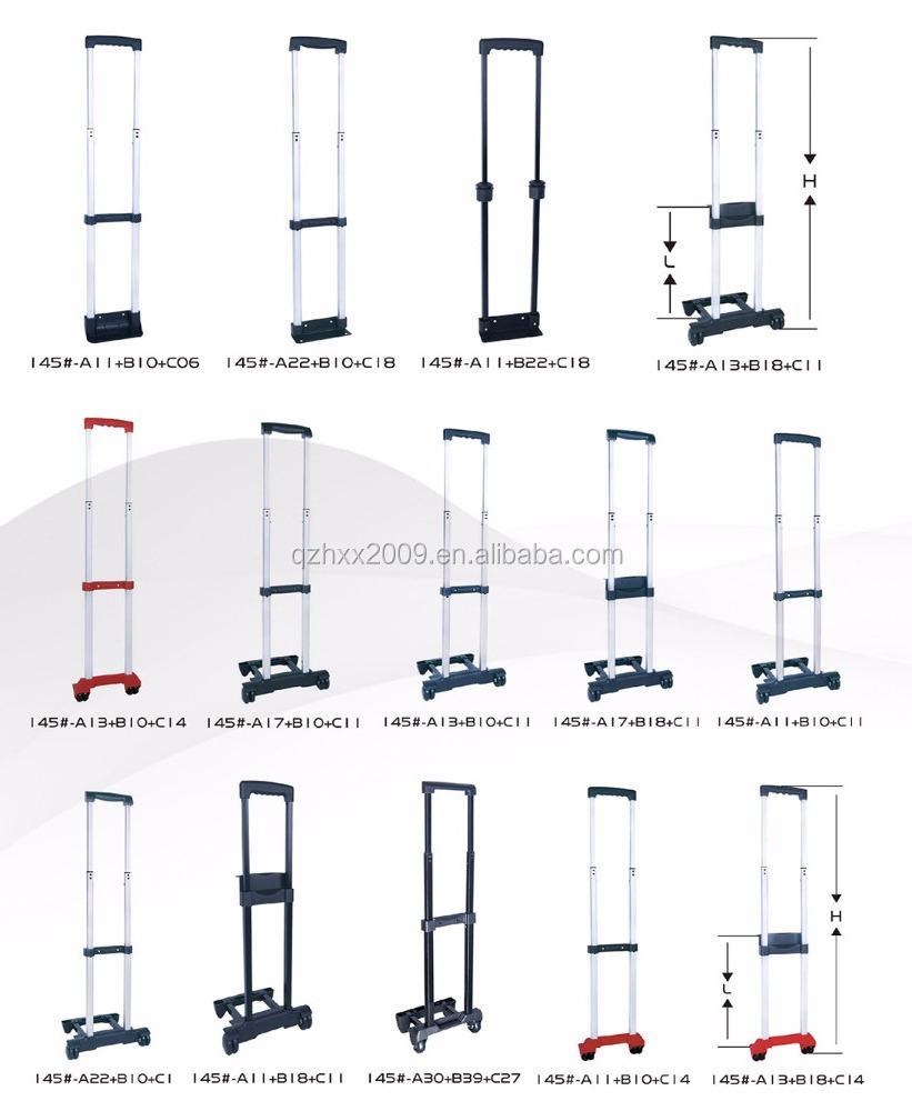 China supplier telescopic luggage handle replacement parts