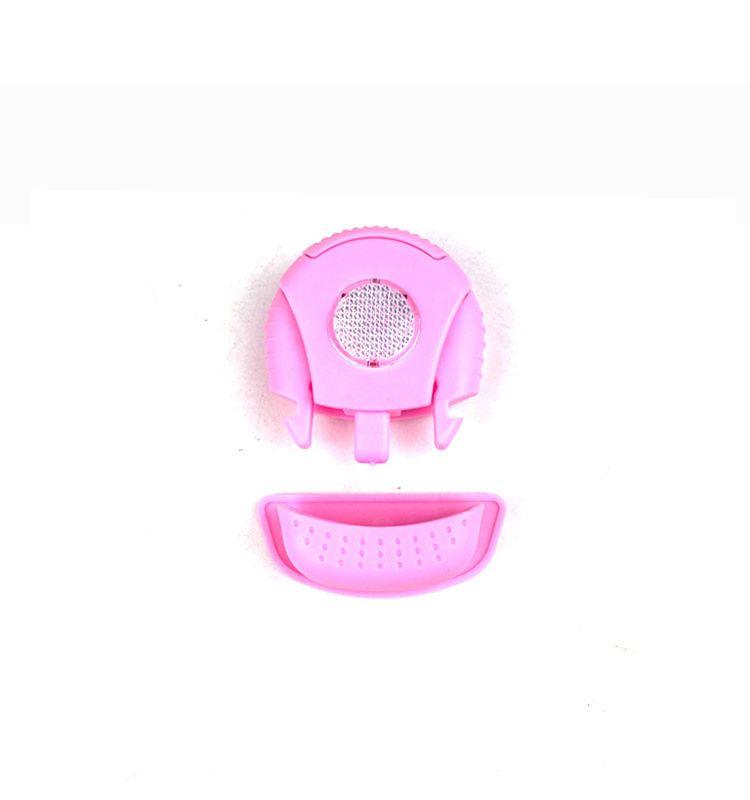 Eco-friendly plastic slider bag buckle parts utility plastic pink buckle side release with LED lights