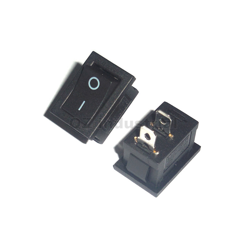 QZ High Quality 10A 125VAC 6A 250VAC KCD1 2PINS Rocker Switch